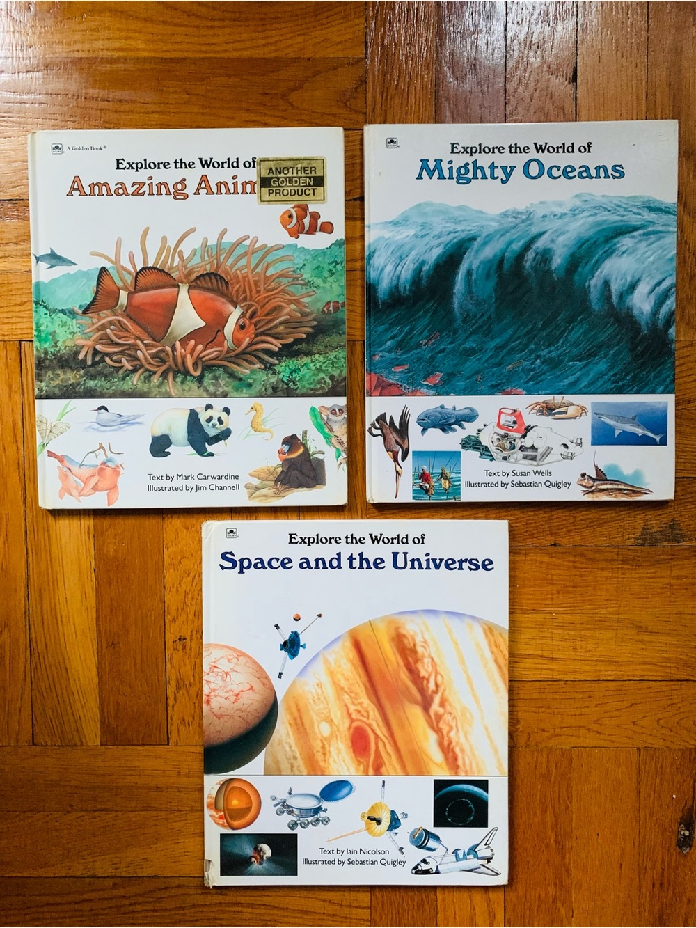 Vintage Lot of 3 Golden Books - Explore the World Series | 1990s